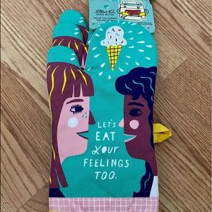 Blue Q Let’s Eat Your Feelings Too Oven Mitt